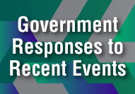 Government Responses to Recent Events