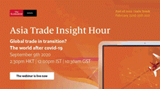 “Global trade in transition? The world after COVID-19” webinar
