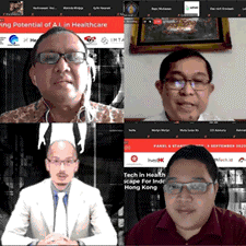 “A.I. and Deep Tech in Healthcare, A Wider Landscape for Indonesian Healthtech in Hong Kong” webinar
